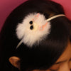 Furry Sunglass Bear Headbands – Multi-Color Variants for Girls