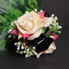 Elegant Artificial Rose Flower Hair Claw Clip for Girls & Women