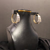 Triple Layered Crystal Hoop Earrings