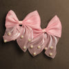Elegant Bow Hair Clips with Pearls – Set of 2
