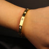 Gold Bracelet with Crystal Accents – Elegant Minimalist Design