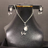Rose Pendant Necklace & Earrings Set – Elegant Floral Jewelry