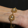 Traditional Kundan-Style Bracelet – Intricate Stone Studded Design
