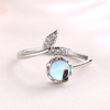 SFS038 - Simple Fish Tail Silver Plated Ring for Women - Alloy Plating Jewelry