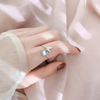 SFS038 - Simple Fish Tail Silver Plated Ring for Women - Alloy Plating Jewelry