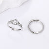 SFS043 - Crown Adjustable Ring – Crystal Inlay Alloy Plated Elegant Women’s Ring