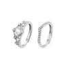 SFS043 - Crown Adjustable Ring – Crystal Inlay Alloy Plated Elegant Women’s Ring