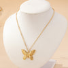 SFS020 - Sweet Simple Style Classic Butterfly Zinc Alloy Necklace