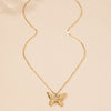 SFS020 - Sweet Simple Style Classic Butterfly Zinc Alloy Necklace