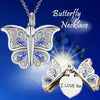 Modern Butterfly Pendant Necklace Alloy Cable Chain Jewelry for Women