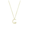 SFS048 - Star Moon Pendant Necklace for Women | Luxury Clavicle Chain Gift