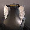 Glam Rhinestone Tassel Earrings – Long Statement Dangle