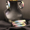 Rainbow Glitter Bangles Set – Pink, Blue & Yellow