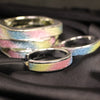 Rainbow Glitter Bangles Set – Pink, Blue & Yellow