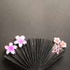 Plumeria Flower Hair Clip & Pin Set – Tropical Floral Hair Accessories