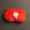 Fluffy Fur Hair Clip with Cute Emoji Charm – Soft & Adorable