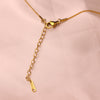 Minimalist Gold Open Heart Pendant Necklace