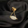 Gold Pavé Marquise Crystal Bracelet – Adjustable Chain