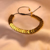 Adjustable Chevron Beaded Bracelet