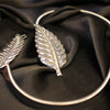 Silver Leaf Waist Belt – Elegant Metallic Kamarbandh