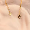 Delicate Gold Beaded Anklet with Heart Charm