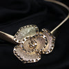 Gold Rose Waist Belt – Elegant Floral Kamarbandh