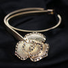 Gold Rose Waist Belt – Elegant Floral Kamarbandh