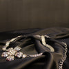 Silver Floral Chain Waist Belt – Crystal Petal Kamarbandh