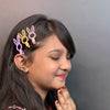 Bunny Ear Hair Clips – Pastel Alligator Style (Set of 3)