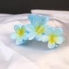 Floral Hair Claw Clips