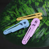 Minimal Pastel Snap Grip Hair Clips – Pack of 3