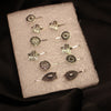 Traditional Silver Nose Pins Set – Antique Ethnic Designs (Pack of 10)