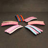 Textured Pink Hair Clips for Girls – Soft Grip (Set of 4)