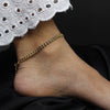 Elegant Gold-Plated Leaf Chain Anklet