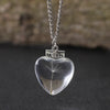 SFS055 - Alloy Glass Pendant Necklace – Minimalist Cable Chain Fashion Jewelry for Women