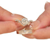 SFS077 - Couple's Rings Copper Engagement Wedding Rings Men's Women's Openable Geometric Design Wedding Gifts.