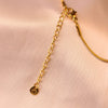 Elegant Gold Bow & Heart Pendant Necklace- Svins Finds