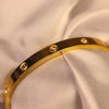 Gold Bracelet with Crystal Accents – Elegant Minimalist Design- Svins Finds