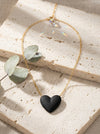 SFS021 - Cute Heart Shape Necklace For Women, Perfect Festival Jewelry Accessory