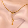 Minimalist Gold Cube Chain Necklace- Svins Finds