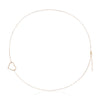 SFS033-Basic Heart Shape Metal Plating Waist Chain for Women 60 TO 80CM- Body Chain Belt