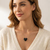 SFS021 - Cute Heart Shape Necklace For Women, Perfect Festival Jewelry Accessory