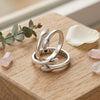 SFS071 - Couple Ring Couple's Silver Ring Female Original Niche Design Lettering Commemorative Good Gift For Boyfriend