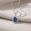 SFS064 - Stainless Steel Rhinestone Zinc Alloy Wholesale Pendant Necklace