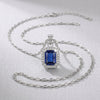 SFS064 - Stainless Steel Rhinestone Zinc Alloy Wholesale Pendant Necklace